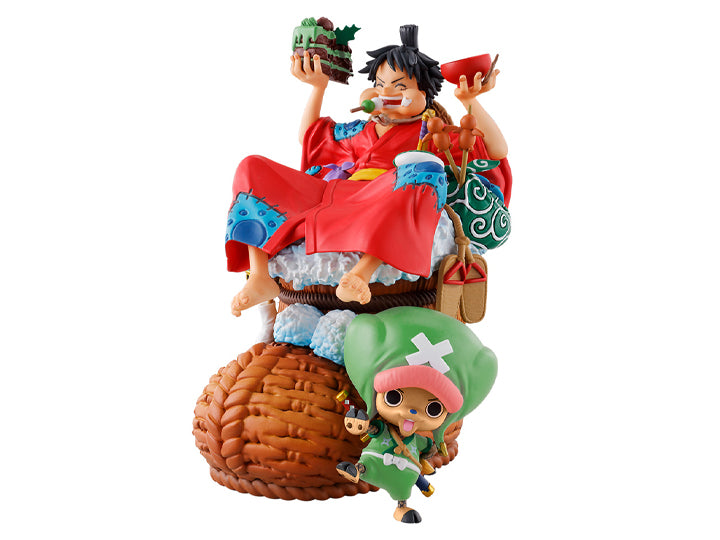 One Piece Petitrama DX Log Box Rebirth Monkey D. Luffy Figure BY MEGAHOUSE