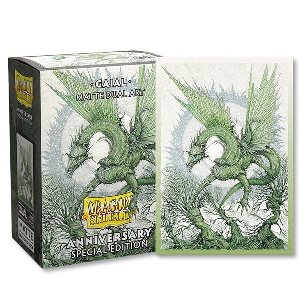 Dragon Shield Special Anniversary Dual Matte Standard Sleeves - Gaial (100-Pack) - Dragon Shield Card Sleeves