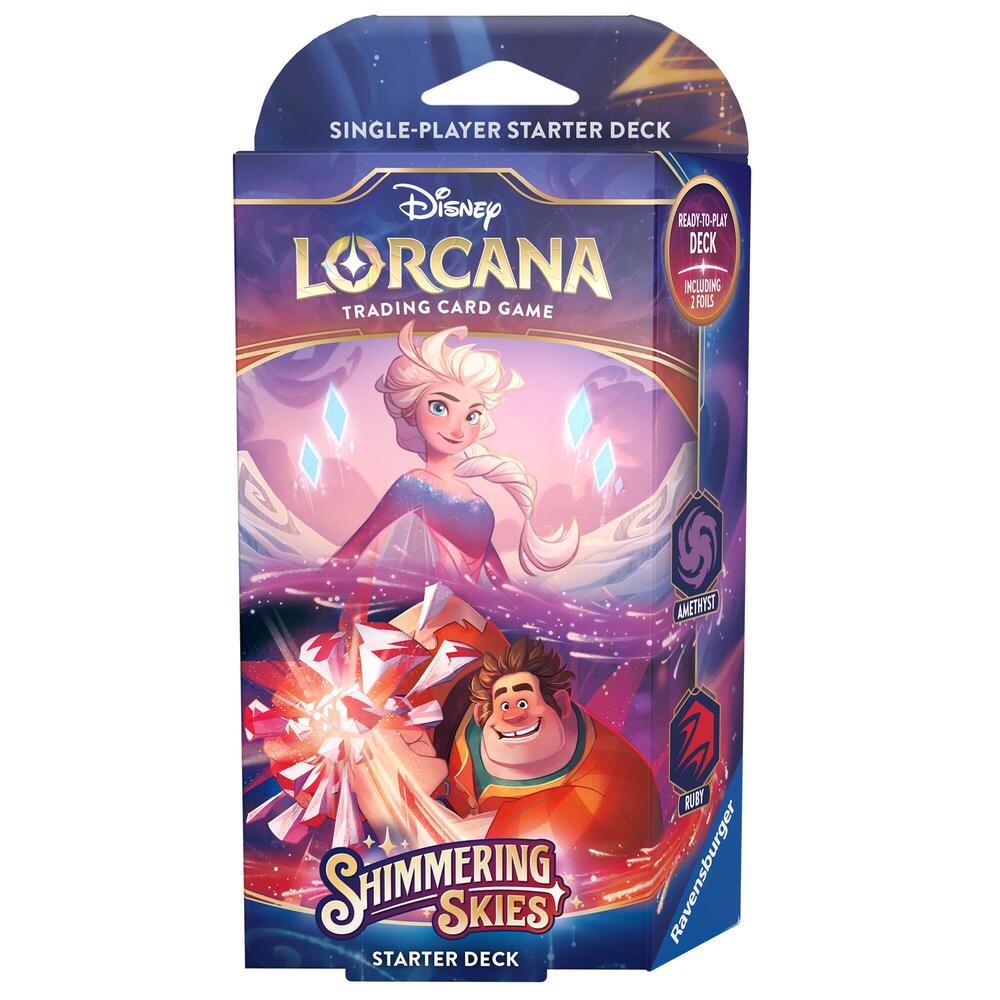 Disney Lorcana: Shimmering Skies Starter Deck (Amethyst & Ruby) - Shimmering Skies (5)