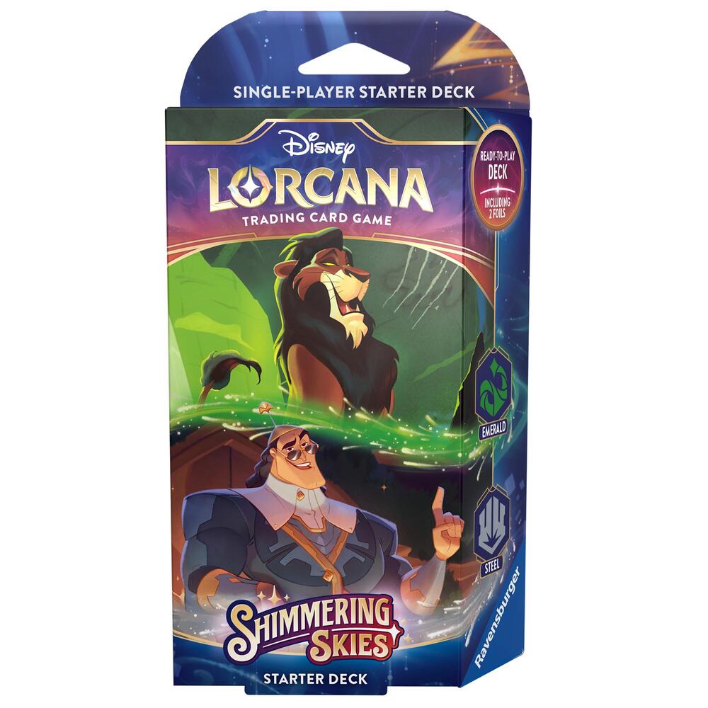 Disney Lorcana: Shimmering Skies Starter Deck (Emerald & Steel) - Shimmering Skies (5)