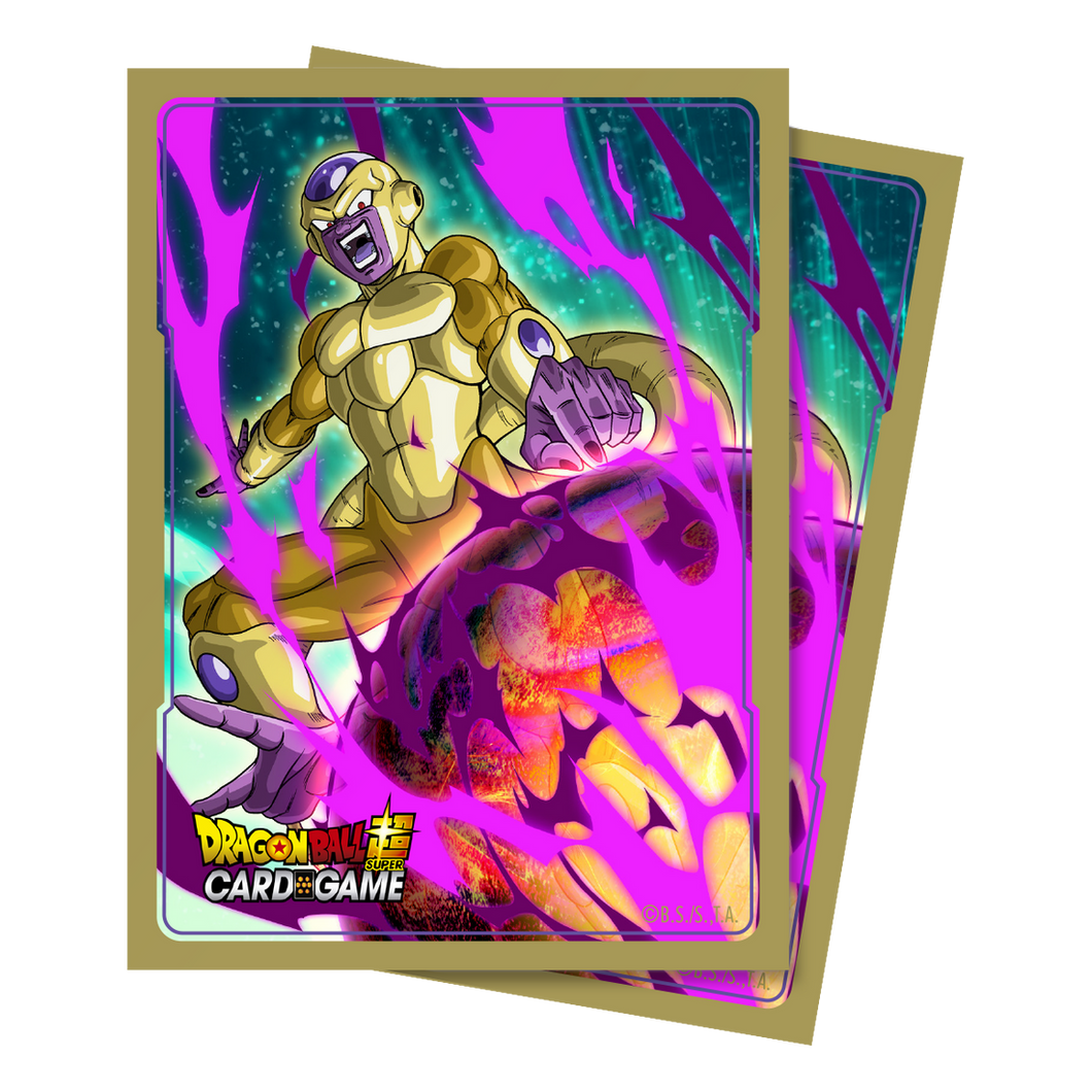 Golden Frieza Standard Deck Protector Sleeves (65ct) for Dragon Ball Super