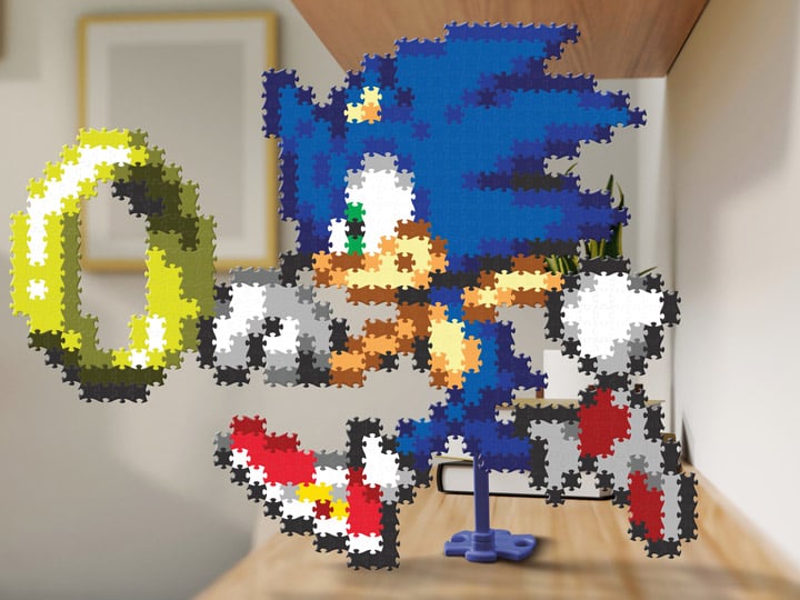 Sonic The Hedgehog Jixelz Remix Sonic 750-Piece Puzzle