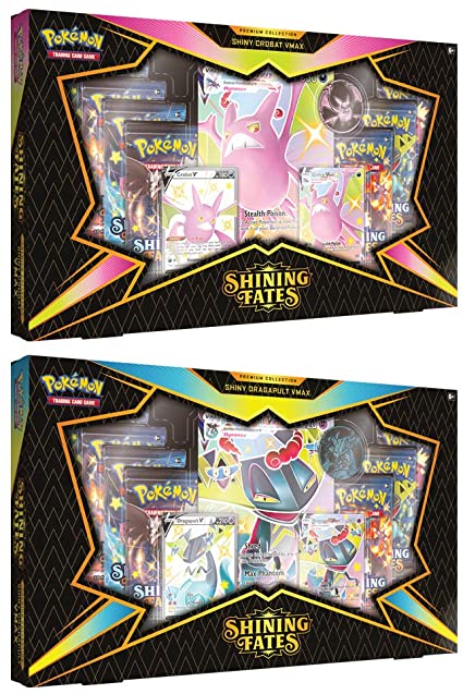 Pokemon TCG: Shining Fates Premium Collection Crobat/Dragapult Set