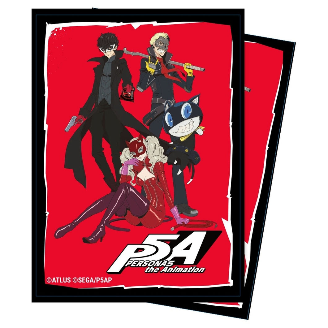 Persona 5 The Animation Standard Size Sleeves 65ct Pack The Phantom Thieves
