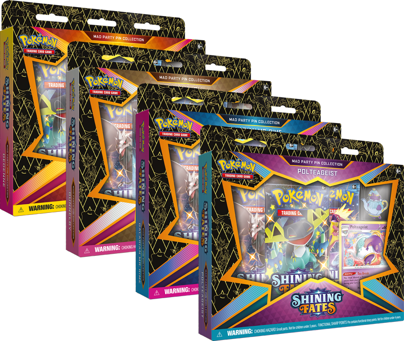 Pokemon Shining Fates: Mad Party Tin Random Box – You Wanna Smash