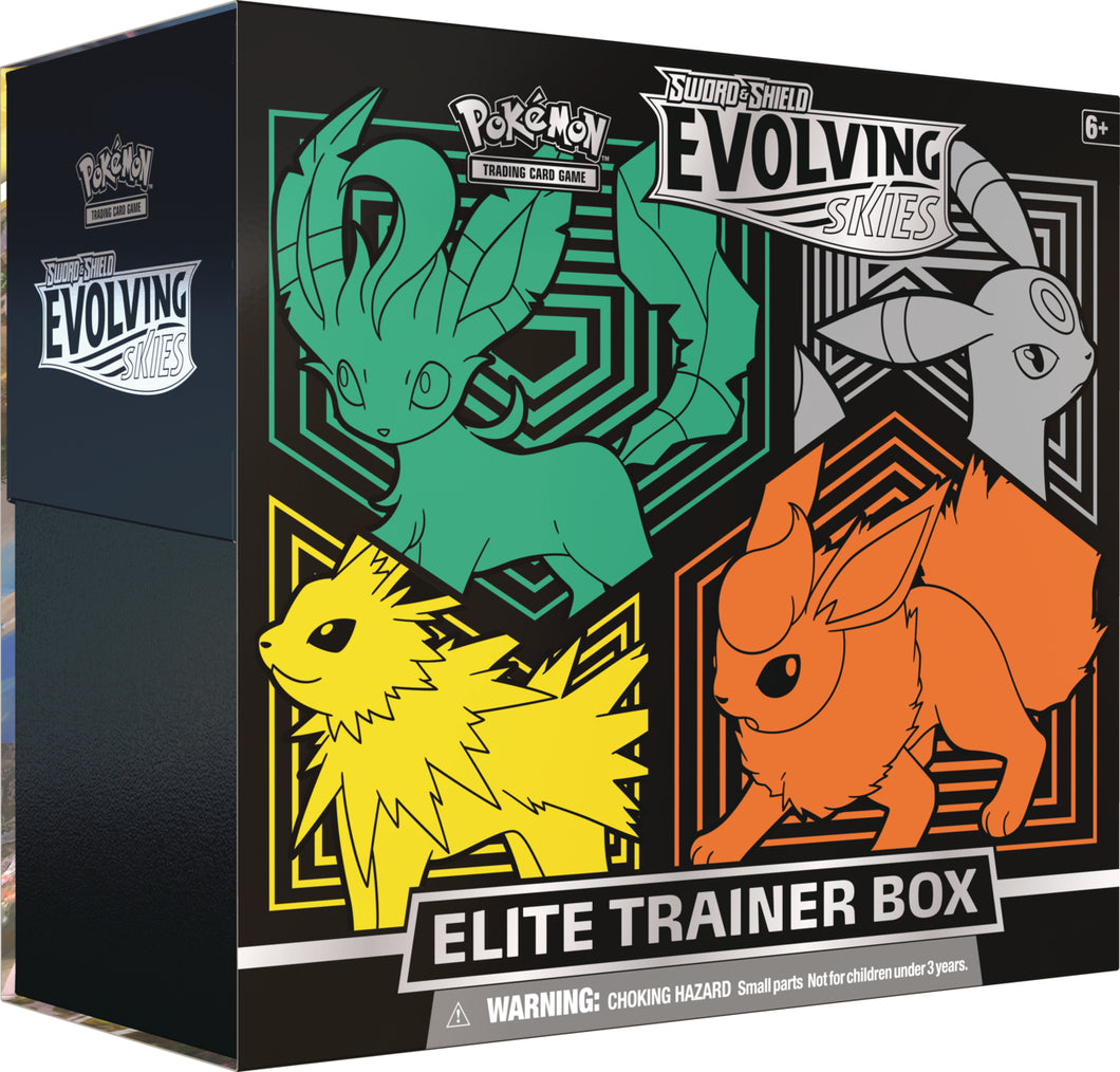 Pokemon TCG: Sword & Shield 07 Evolving Skies Elite Trainer Box (Random Art)