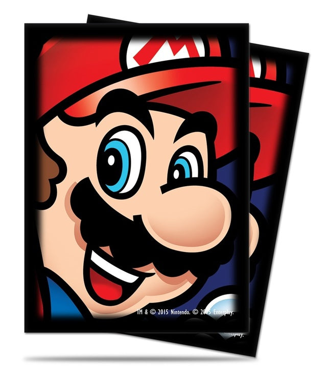 Super Mario Standard Size Sleeves 65ct Pack Mario