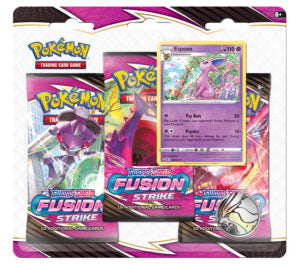 Pokémon Fusion Strike 3 pack blister (one set)