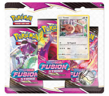 Load image into Gallery viewer, Pokémon Fusion Strike 3 pack blister (one set)
