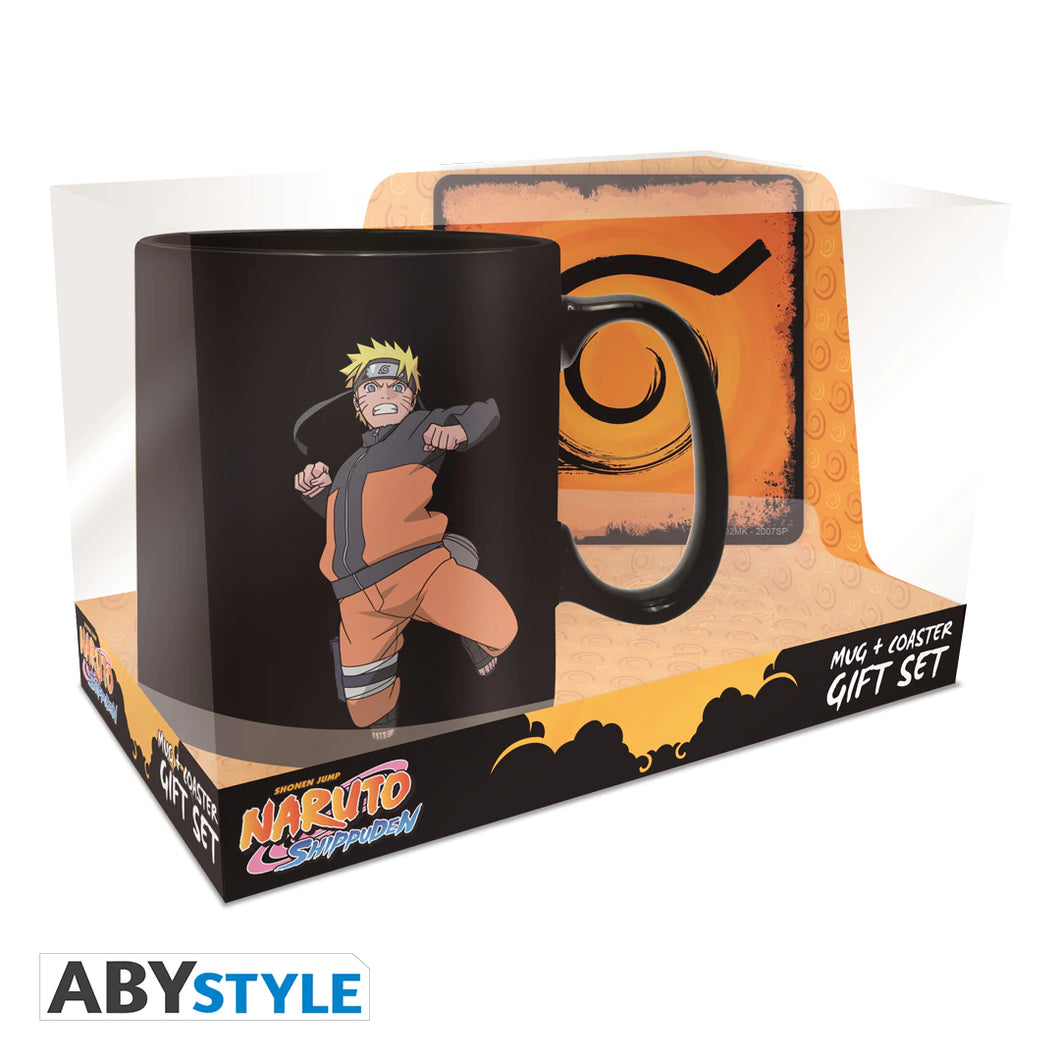 Naruto: Shippuden Naruto Clone Jutsu Magic Mug & Coaster Gift Set