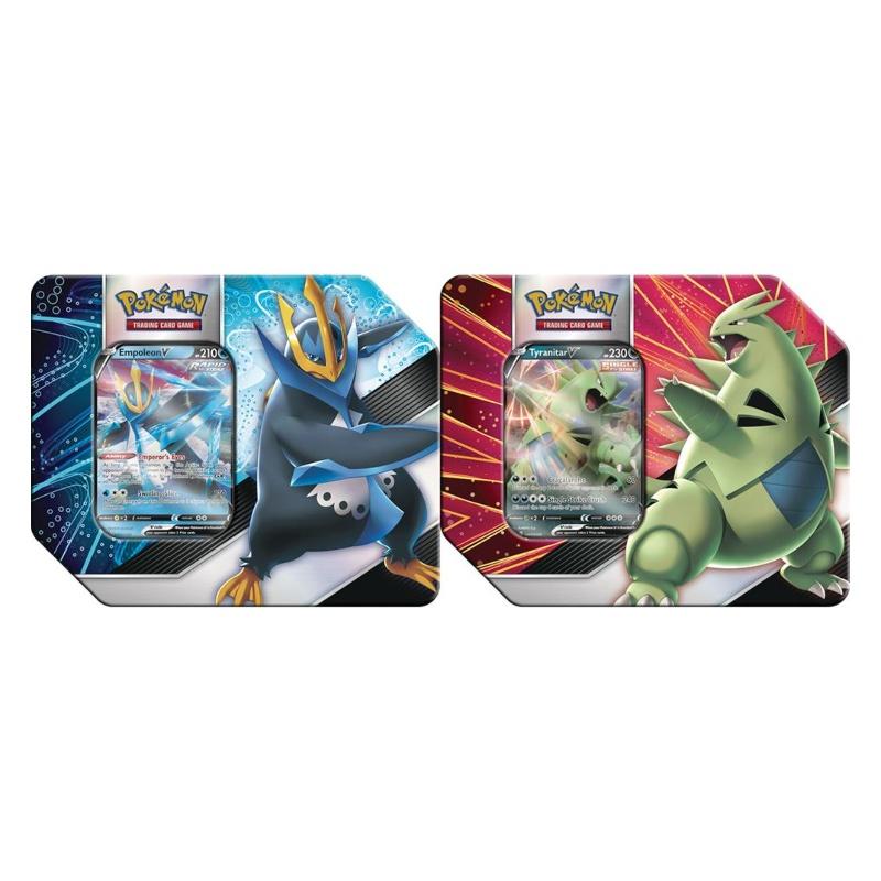 Pokemon TCG: V Strikers Tin Tyranitar V / Empoleon V - One At Random You Wanna Smash Pokemon TCG: V Strikers Tin Tyranitar V / Empoleon V - One At Random You Wanna Smash